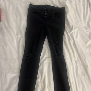 American Eagle next level stretch destroyed skinny jeans